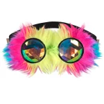 Accessoires de fetes, lunettes, party, rave, arc en ciel