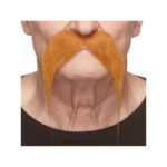 Accessoires de fêtes, moustaches, gauloise, rousse