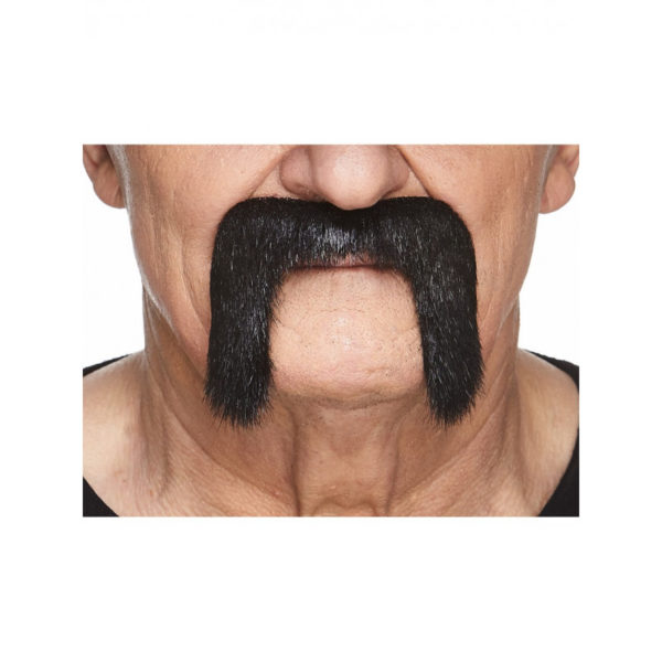 Accessoires de fêtes, moustaches, motard, noire