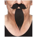 Accessoires de fêtes, moustaches, mousquetaire, noire