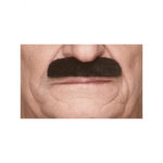 Accessoires de fêtes, moustaches, officier, noire