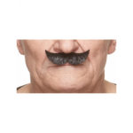Accessoires de fêtes, moustaches, petites pointes, noire