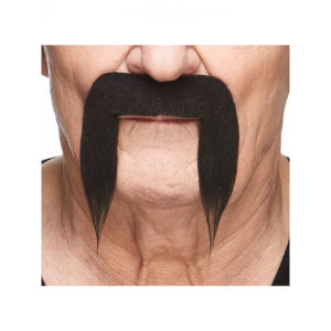 Accessoires de fêtes, moustaches, pirates, noire