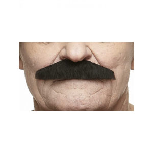 Accessoires de fêtes, moustaches, policier, noire