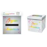 Anniversaire adulte, tirelire, multicolore