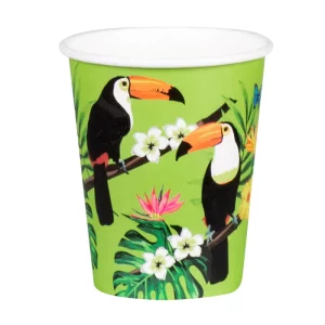 Anniversaire adulte, toucan, gobelets