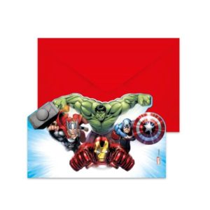 Anniversaire enfant, Avengers, invitation