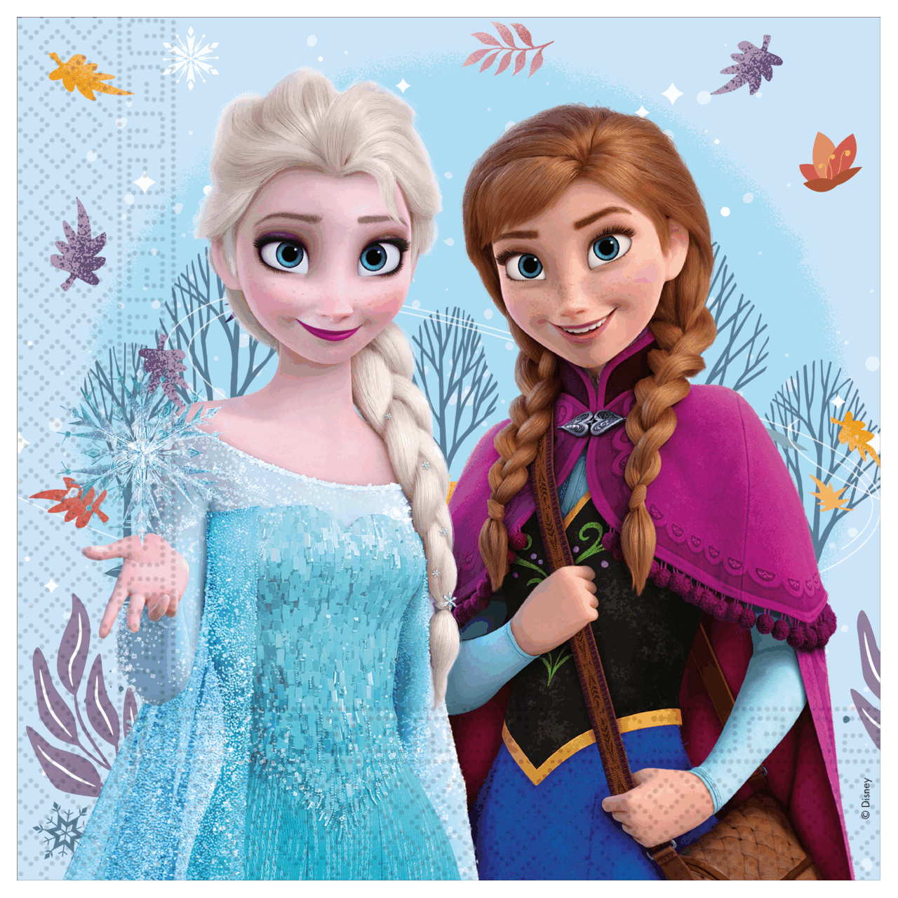 ANNIVERSAIREENFANT-FROZEN-SERVIETTES-PAPIER