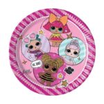 Anniversaire enfant, LOL, assiettes
