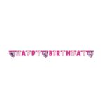 Anniversaire enfant, Minnie, guirlande happy birthday