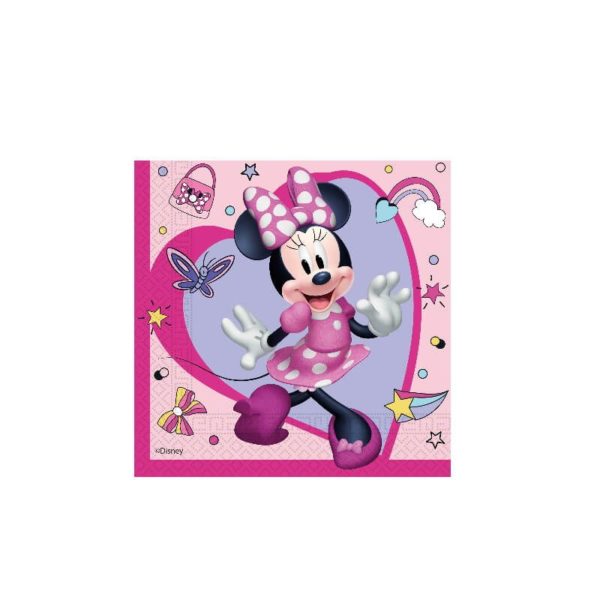 Anniversaire enfant, minnie, serviettes