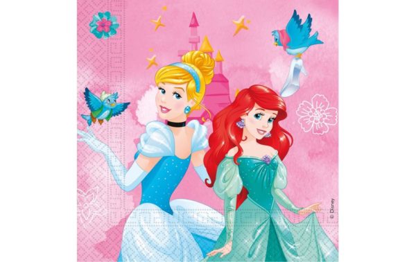 Anniversaire enfant, princesse disney, serviettes