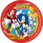 Anniversaire enfant, Sonic, assiettes