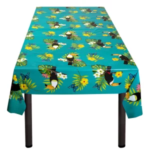 Anniversaire enfant, toucan, nappe