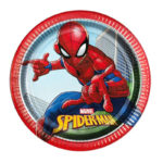 ARTICLES DE FETE-ANNIVERSAIRE-ANNIVERSAIRE ENFANT-ANNIVERSAIRE SPIDERMAN-ASSIETTES SPIDERMAN