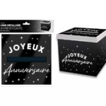 ARTICLES DE FETE-ANNIVERSAIRE-ANNIVERSAIRE NOIR-URNE ANNIVERSAIRE