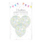 Ballons et hélium, ballons confettis, pastel