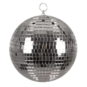 Décoration de salle, boule disco, argent