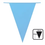 Décoration de salle, fanions, bleu clair