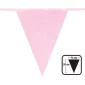 Décoration de salle, fanions, scintillant, rose clair