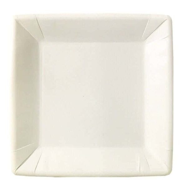 Décoration de table, assiettes, blanche, fibre de canne, 25