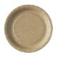 Décoration de table, assiettes, kraft, biodégradable, 18 cm