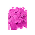 Décoration de table, confettis, cœurs, fuchsia