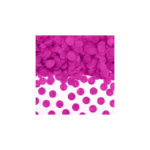 Décoration de table, confettis, fuchsia
