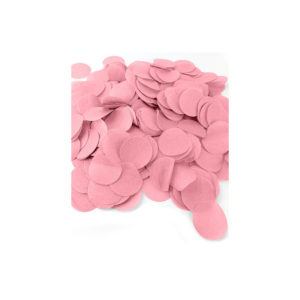 Décoration de table, confettis, rond, rose