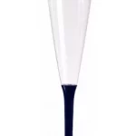 Décoration de table, flûte à champagne, bleu marine