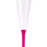 Décoration de table, flûte à champagne, fuchsia