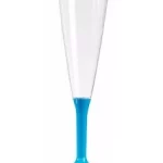 Décoration de table, flûte à champagne, turquoise