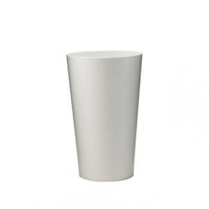 Décoration de table, gobelets, blanc, réutilisable