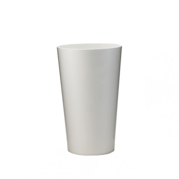 Décoration de table, gobelets, blanc, réutilisable