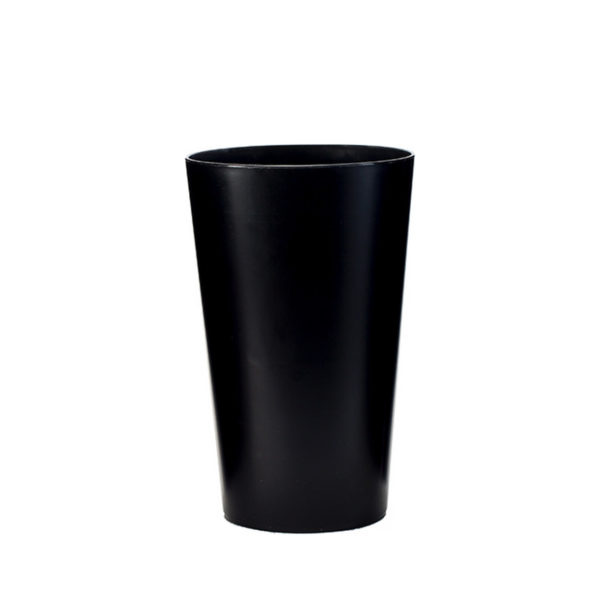 Décoration de table, gobelets, noir, réutilisable