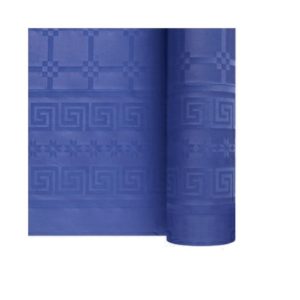 Décoration de table, nappe en papier, bleu marine