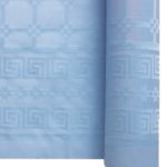 Décoration de table, nappe en papier, bleu pastel