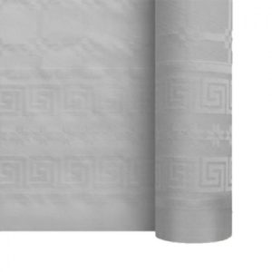 Décoration de table, nappe en papier, grise