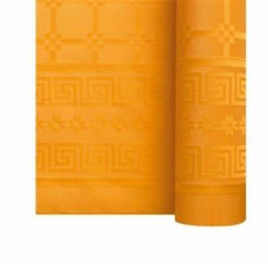 Décoration de table, nappe en papier, mandarine