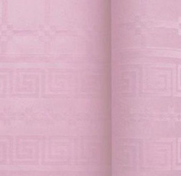 Décoration de table, nappe en papier, rose pastel