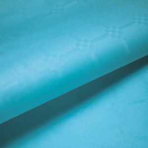 Décoration de table, nappe en papier, turquoise