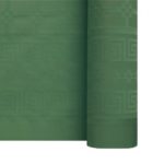 Décoration de table, nappe en papier, vert sapin