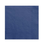 Décoration de table, serviettes, papier, bleu marine