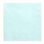 Décoration de table, serviettes, papier, bleu pastel