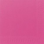 Décoration de table, serviettes, papier, fuchsia