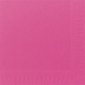 Décoration de table, serviettes, papier, fuchsia