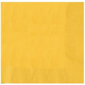 Décoration de table, serviettes, papier, jaune