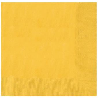 Décoration de table, serviettes, papier, jaune