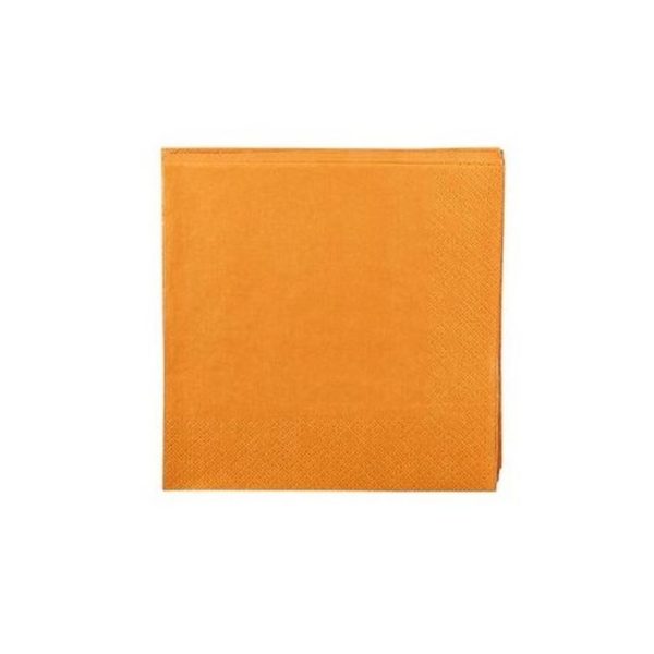Décoration de table, serviettes, papier, mandarine