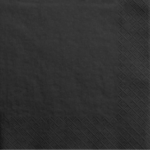 Décoration de table, serviettes, papier, noire